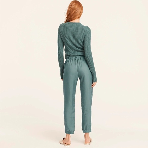 J. Crew - Eco Cupro Jogger Pant - Slate Green - Picture 2 of 11